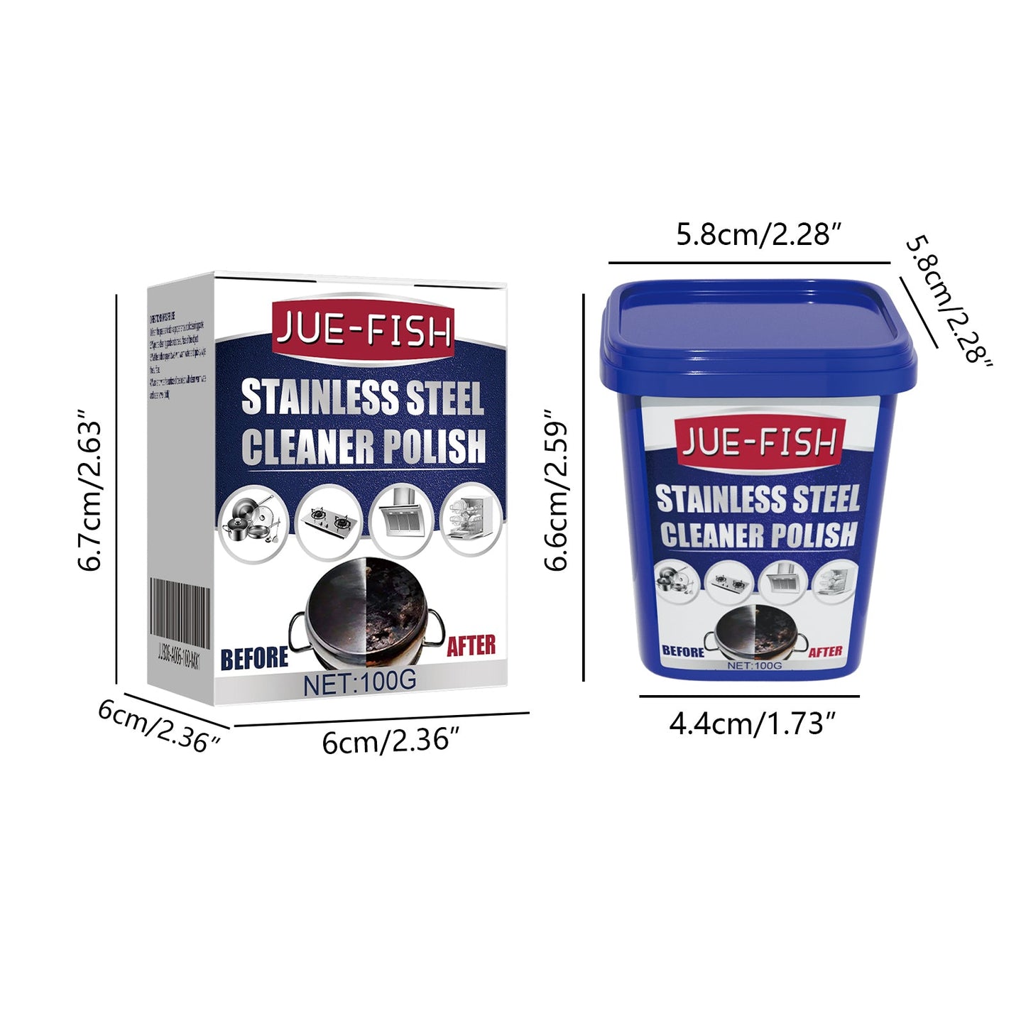 Stainless Steel Cleaning Paste