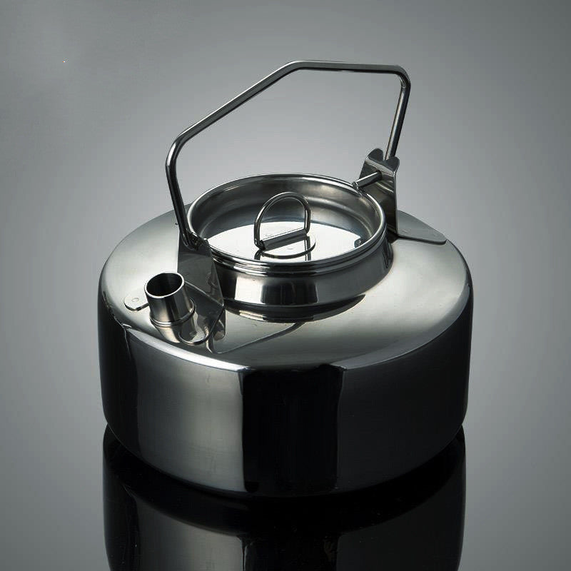 Outdoor Self-driving Camping Stainless Steel Kettle