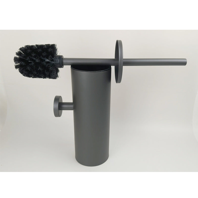 Stainless Steel Floor Toilet Brush Toilet Cleaning Brush Suit