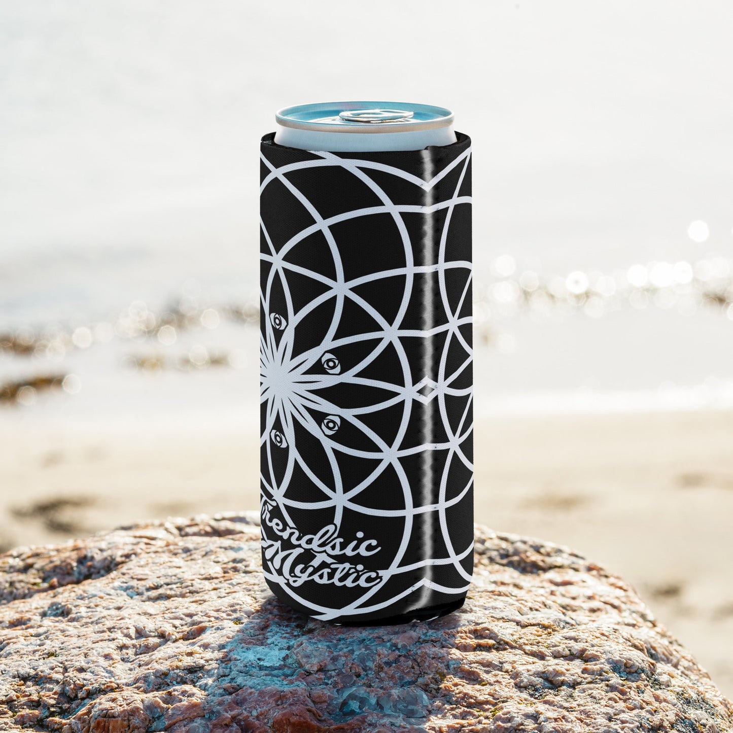 Mystic Koozie Eyez | Sacred Geometry Can Cooler