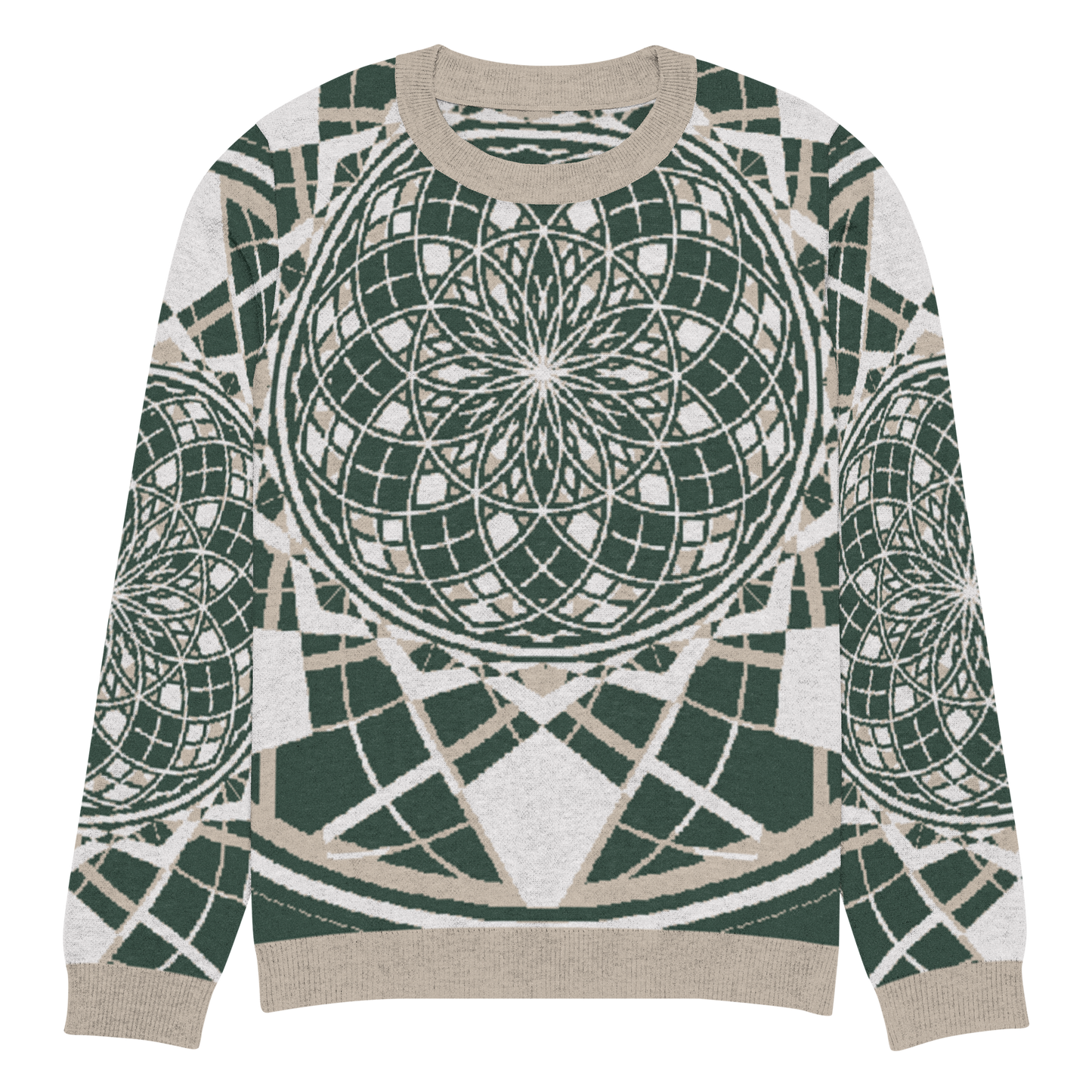 Mystic Metamorphic EarthTone | Knitted Crew Neck Sweater