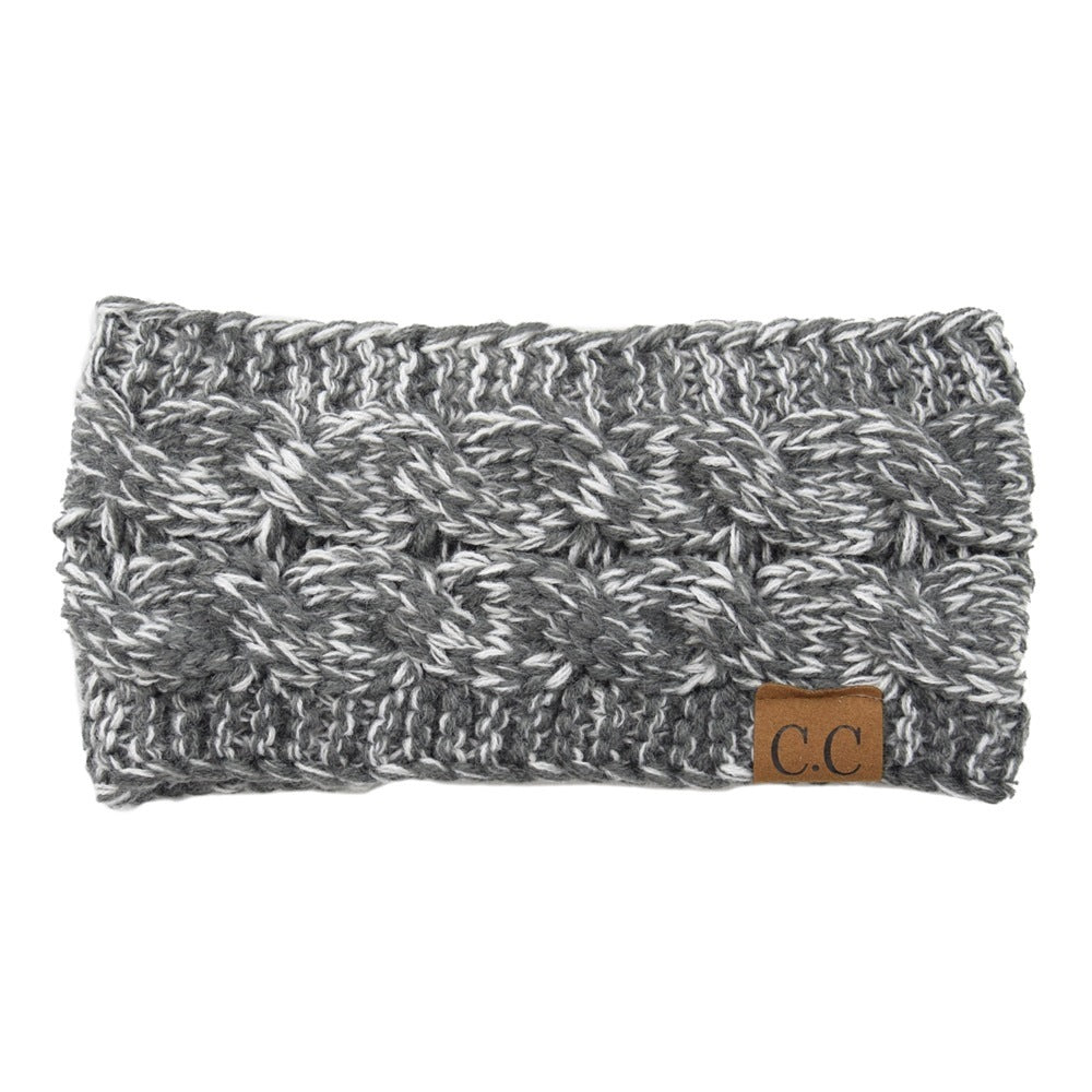 European And American Knitted Hairband Wool Variegated