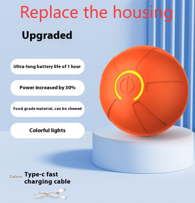 Pets Electric Jumping Ball Automatic Dog-teasing Luminous Pet Products Pets Dogs Training Products Ball Toys For Dogs Resistance