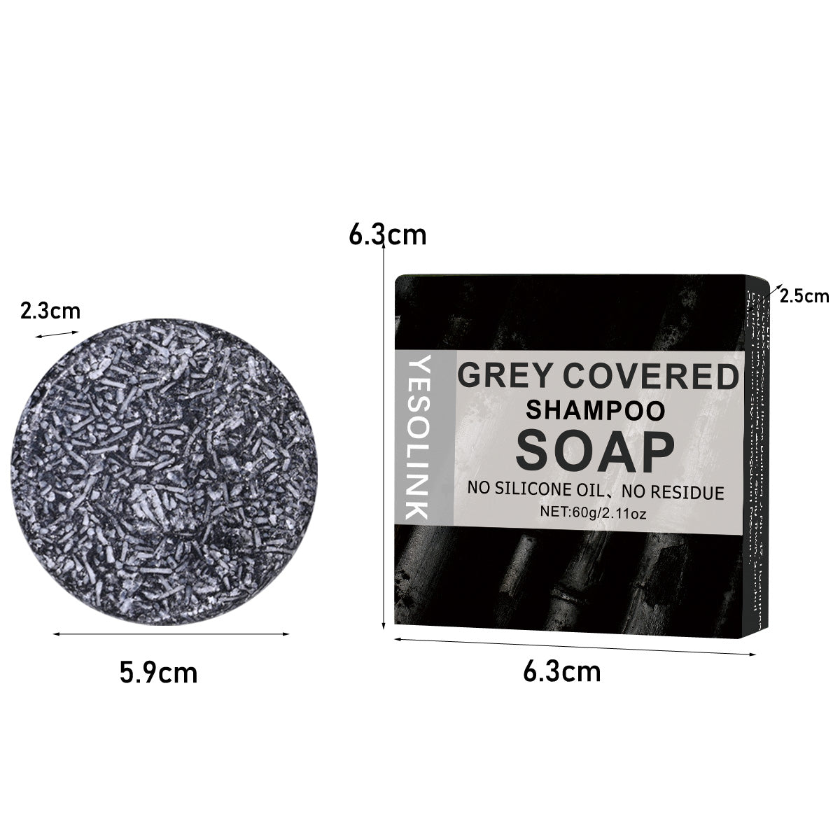 Bamboo Charcoal Shampoo Soap