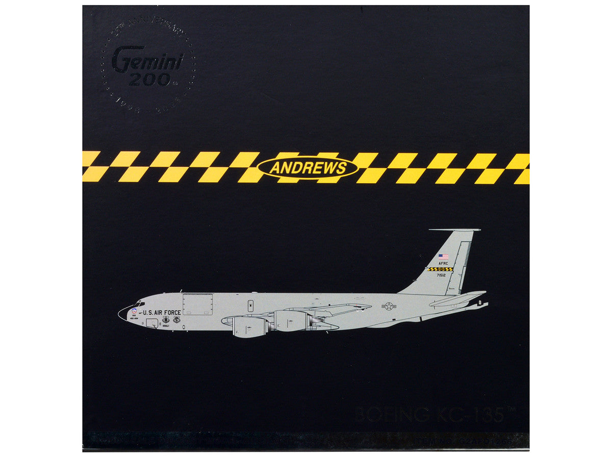 Boeing KC-135 Stratotanker Tanker Aircraft "459th ARW 756th ARS Andrews Air Force Base" United States Air Force "Gemini 200" Series 1/200 Diecast Model Airplane by GeminiJets