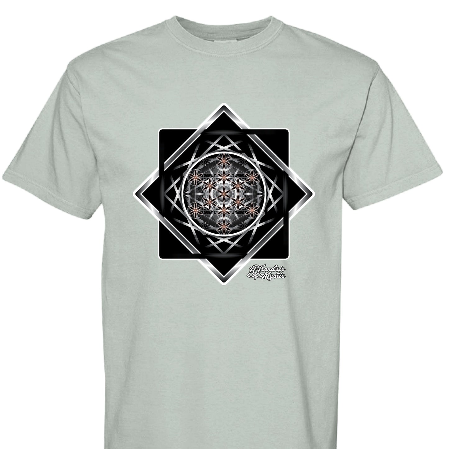 Mystic Drop | Melchizedek Sigil Tee | Black & White Edition