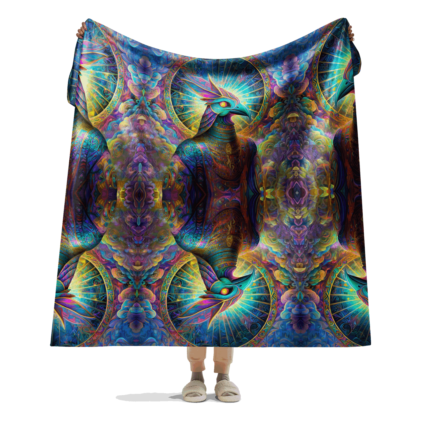 Blue Avian | Sherpa Blanket