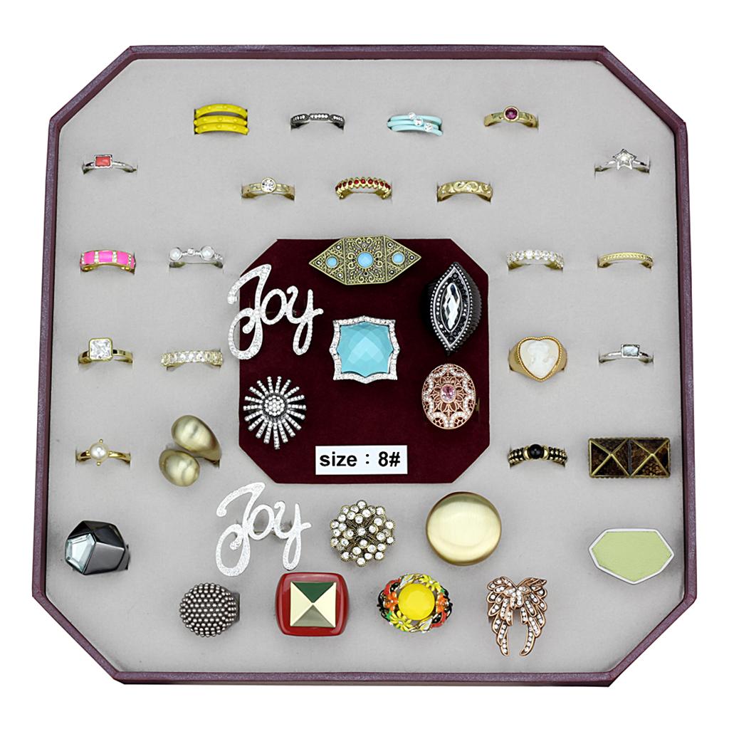 VK-051-SIZE8 - Assorted Brass Ring with Assorted in Assorted