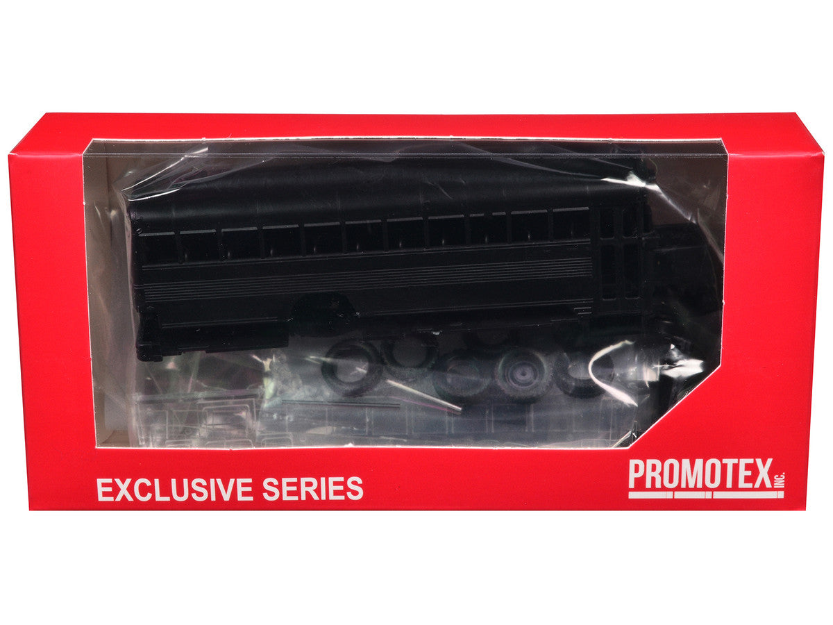Model Kit School Bus 1/87 (HO) Plastic Model by Promotex
