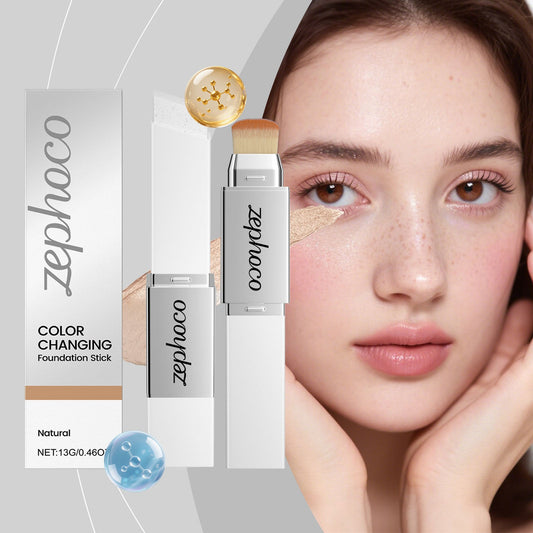Two In One Color Changing Foundation Make-up Stick -natural Color-13g 1 Box