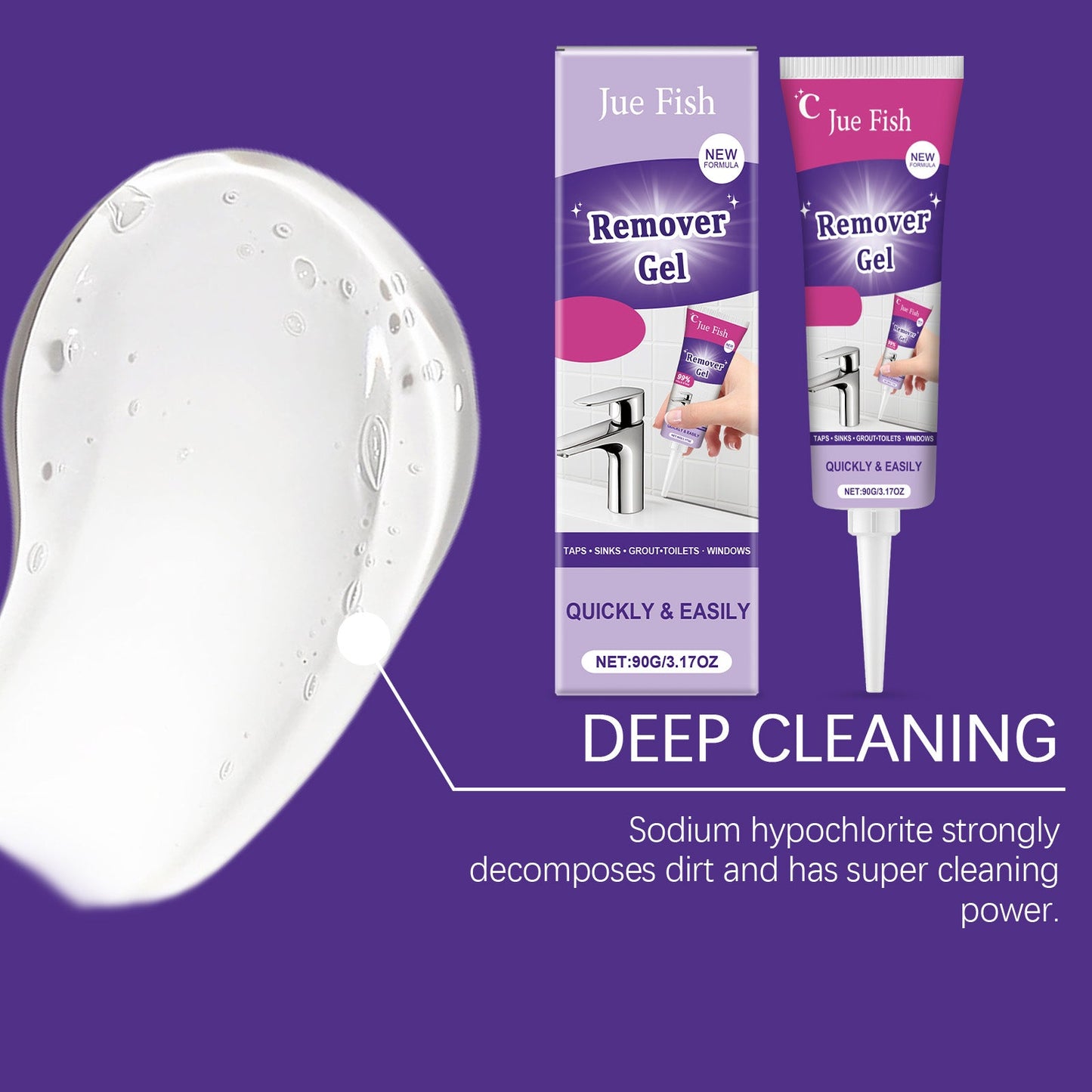 Powerful Decontamination And Cleaning Gel