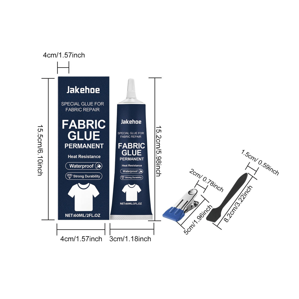 1 Set-box Of Fabric Repair Adhesive