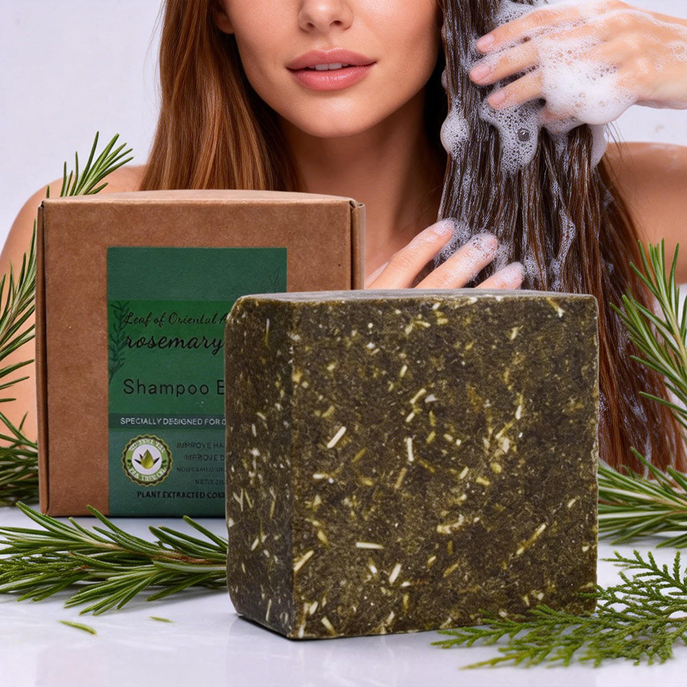 Square Cedar Leaf Rosemary Shampoo Bar