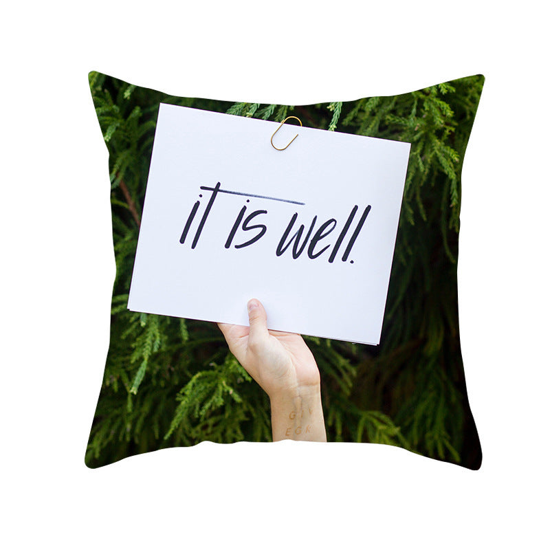 Tropical Plants Pillowcase Decor