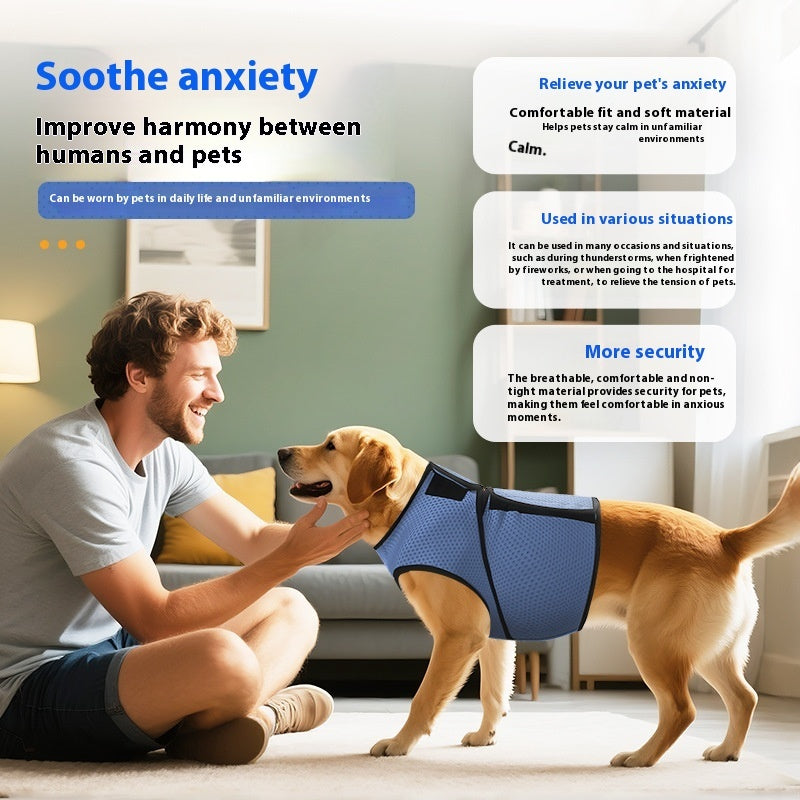 Pet Soothing Clothes Dog Summer Anxiety Relief Vest