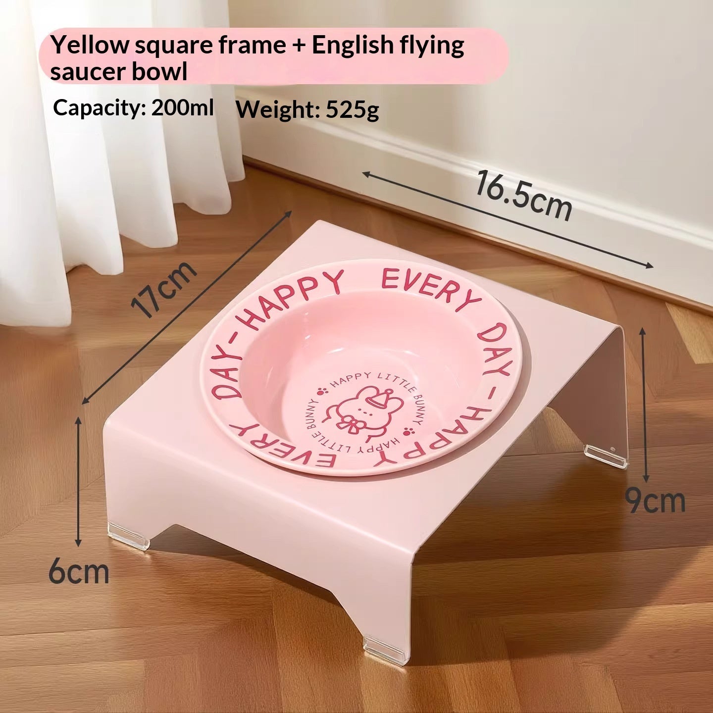 Ceramic Cat Food Cat Magnetic High-legged Cat Bowl Stand Cat Food Bowl Cervical Spine Protection Dog Bowl