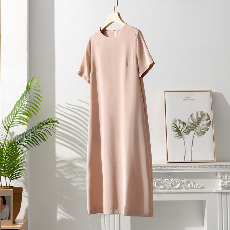 Women's Simple And Creative Silk Dress