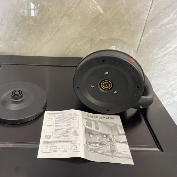 Stainless Steel Electric Kettle With A Steel Lid