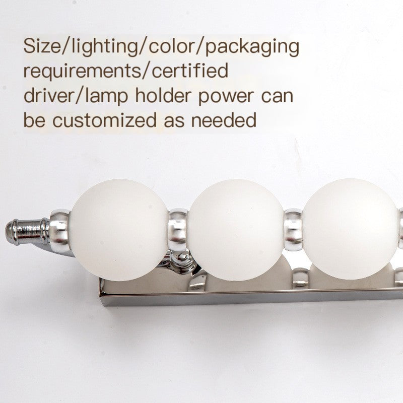 LED Round Vanity Mirror Light for Bedroom and Makeup
