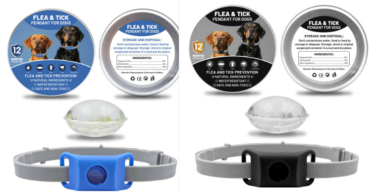 Pet Insect Repellent Button Collar Capsule Suit