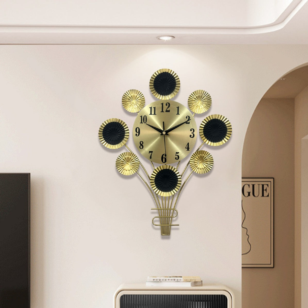 Fashionable Nordic Living Room Modern Minimalist Home Decor Wall Clock