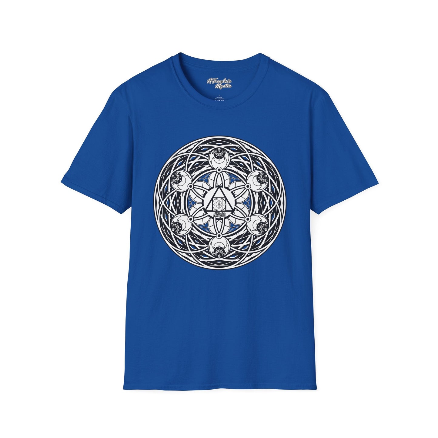 Mystic Cipher Tee – Hermetic Sacred Geometry Shirt | Boho Festival Wear | Spiritual Graphic for Him Her