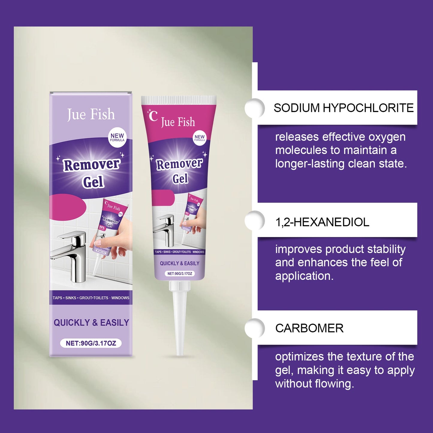 Powerful Decontamination And Cleaning Gel