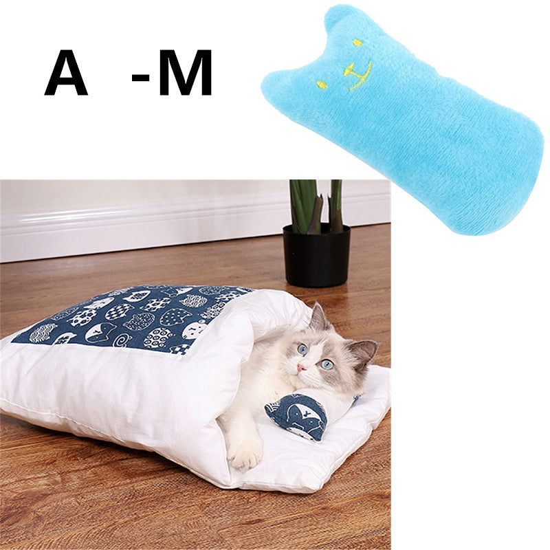 Winter Warm Cat Closed Removable And Washable Quilt