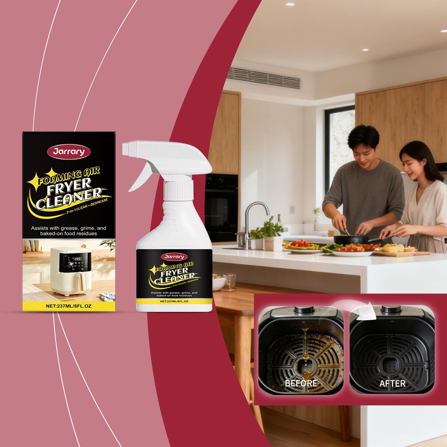 Air Fryer Cleaner 237ml-1box