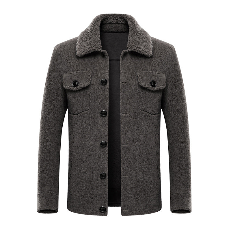 Sheep sheared men's jacket