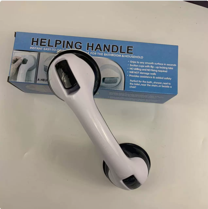 Bathroom Handrail With Vacuum Sucker For Safety Support