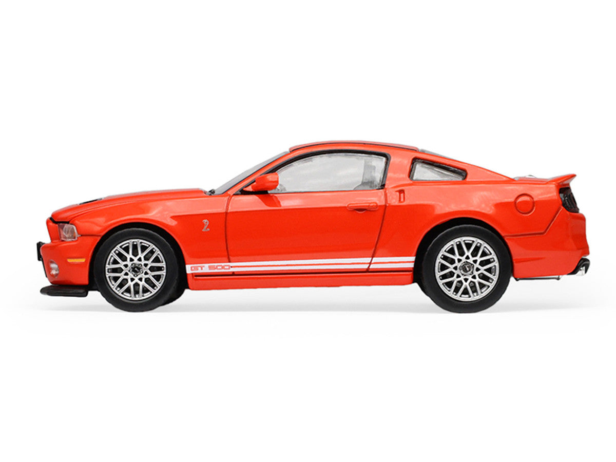 2013 Ford Shelby Mustang GT500 Race Red with White Stripes "Stampede" Series 2 1/64 Diecast Model Car by Greenlight