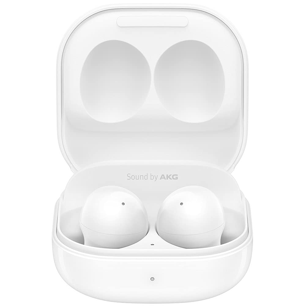 SAMSUNG Galaxy Buds 2 True Wireless Earbuds Noise Cancelling Ambient Sound Bluetooth Lightweight Comfort Fit Touch Control (White)