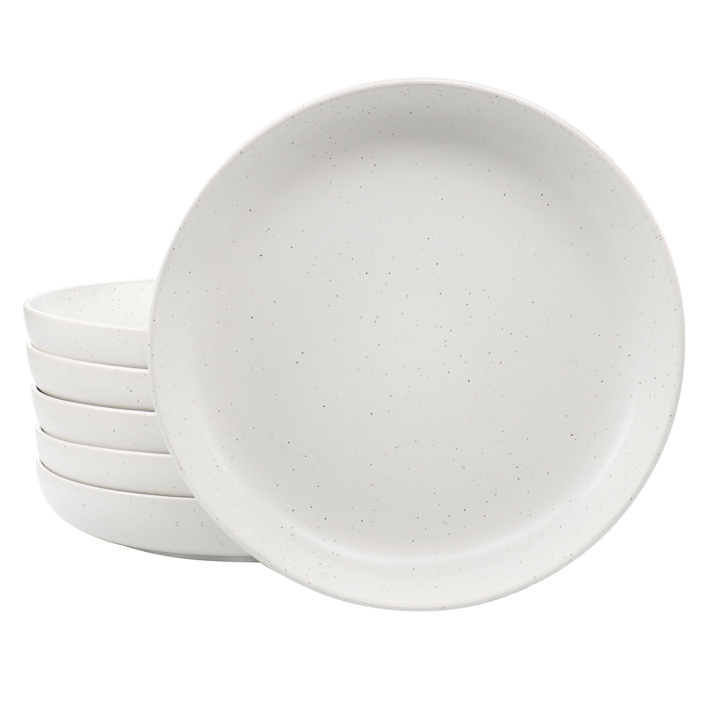 Studio 3B Mio 6 Piece 9.5 Inch Round Stoneware Bowl Set in Sea Salt