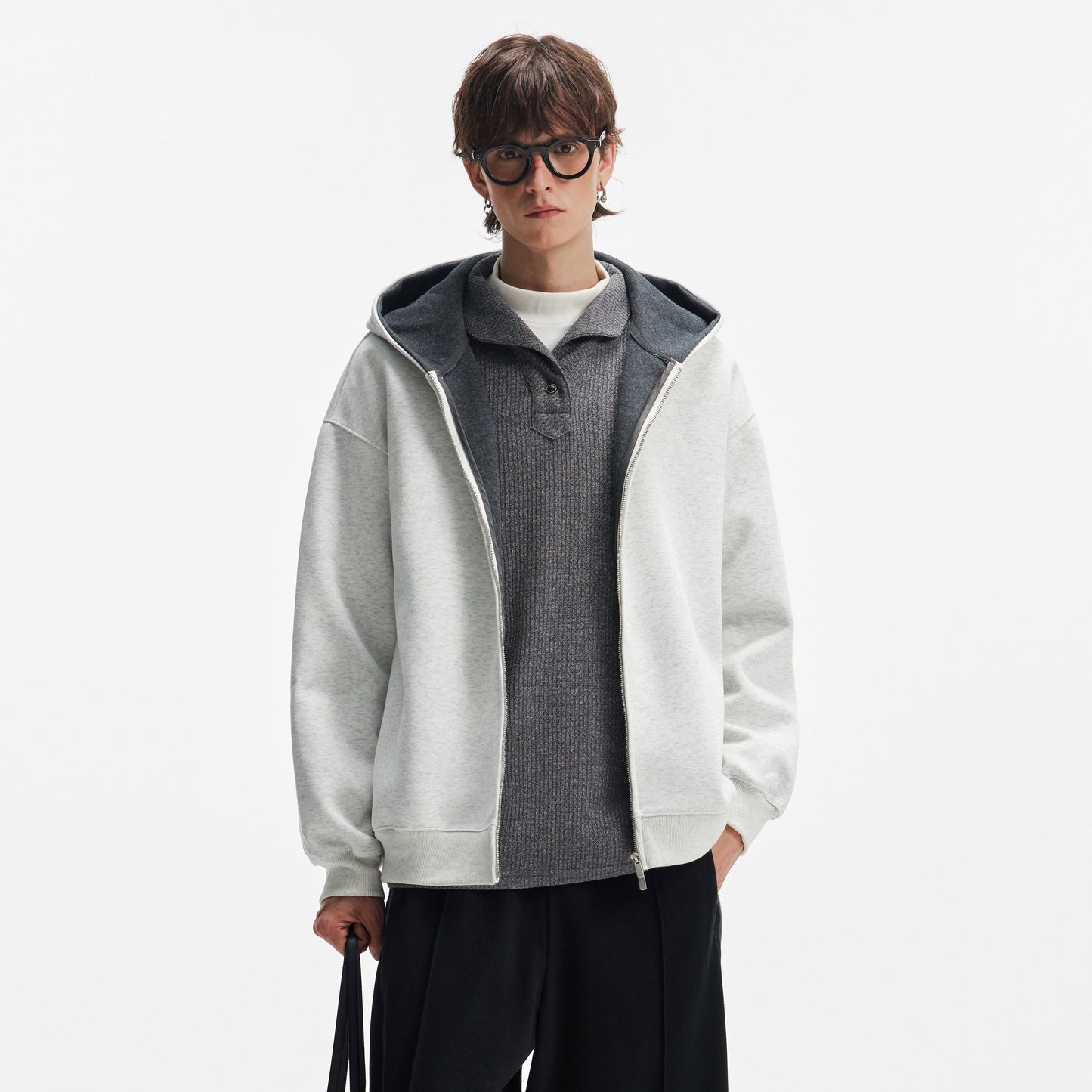 Men's And Women's Double-zipper Jackets