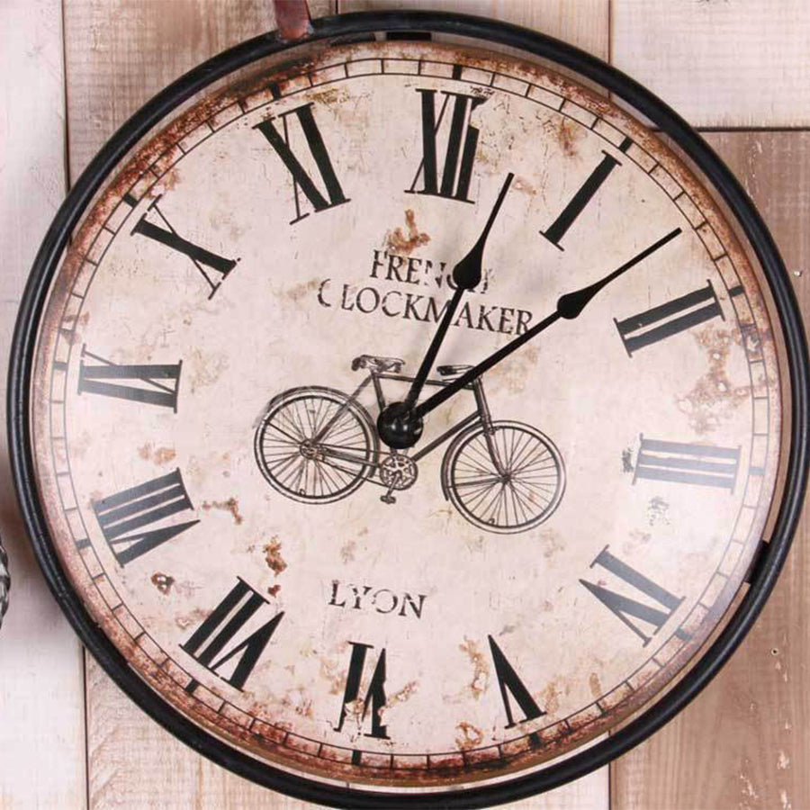 Creative bicycle wall clock
