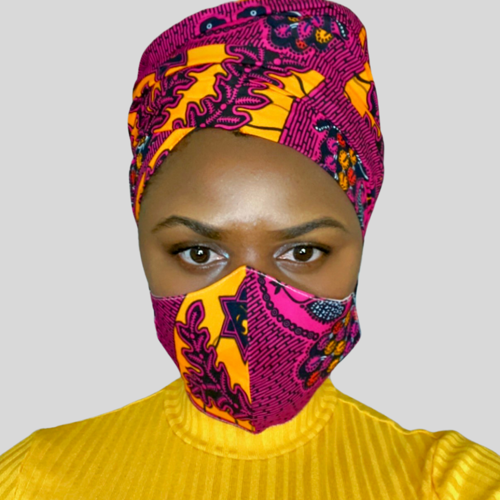 Nisha Head Wrap & Face Mask