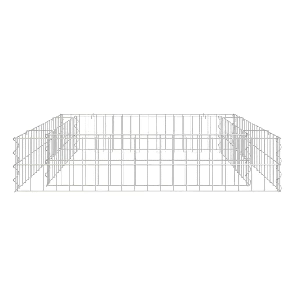 Gabion Raised Bed Galvanized Steel 39.4"x39.4"x7.9"