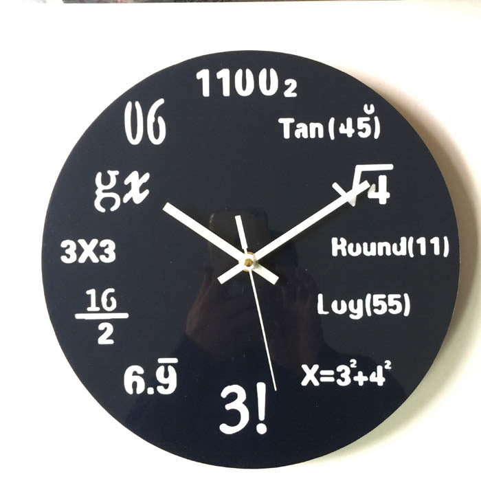 Creative Bully Formula Wall Clock