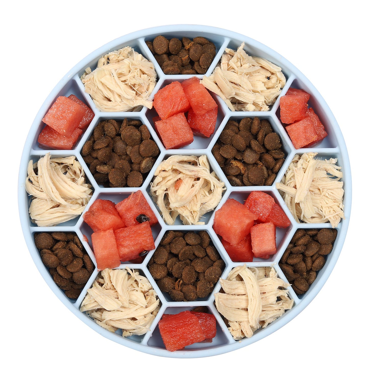 Silica Gel Sucker Honeycomb Eating Bowl