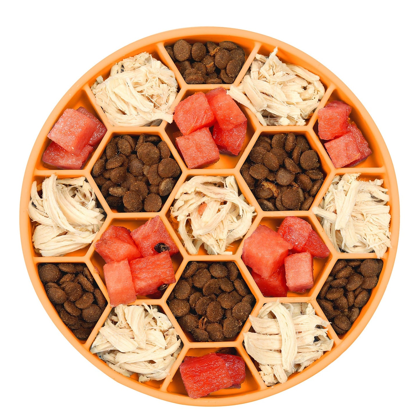Silica Gel Sucker Honeycomb Eating Bowl
