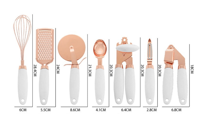 Copper Kitchen Peeler Set
