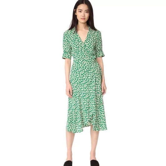 Ladies Temperament French Summer Floral Dress