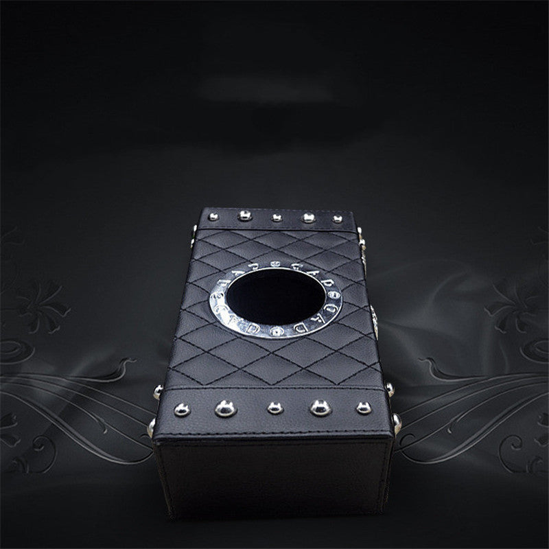 DAD Tissue Box Cover Tissue Box Inlaid With Rhinestone Crown