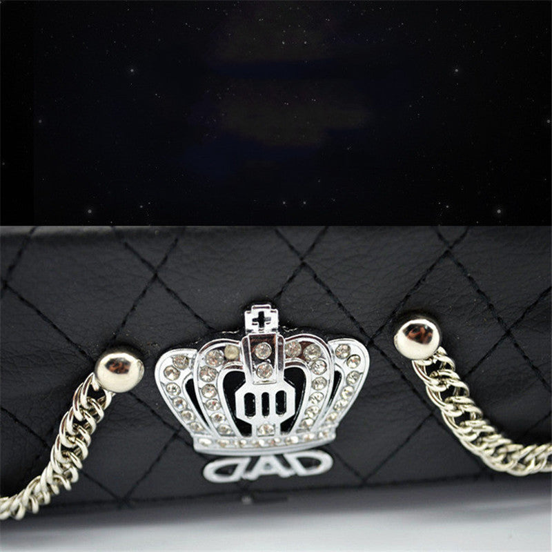 DAD Tissue Box Cover Tissue Box Inlaid With Rhinestone Crown