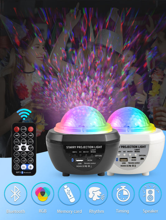 Led Starry Sky Light Rotating Romantic Laser Projection Lamp