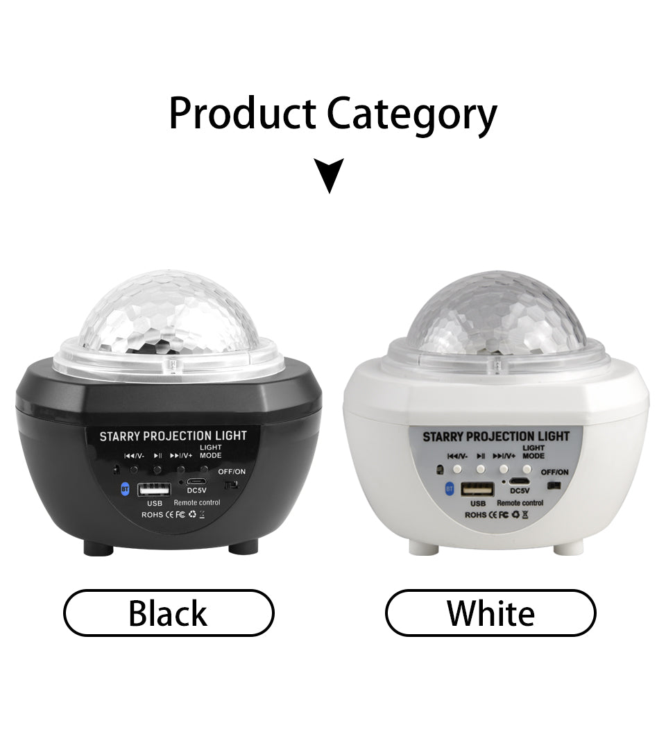 Led Starry Sky Light Rotating Romantic Laser Projection Lamp