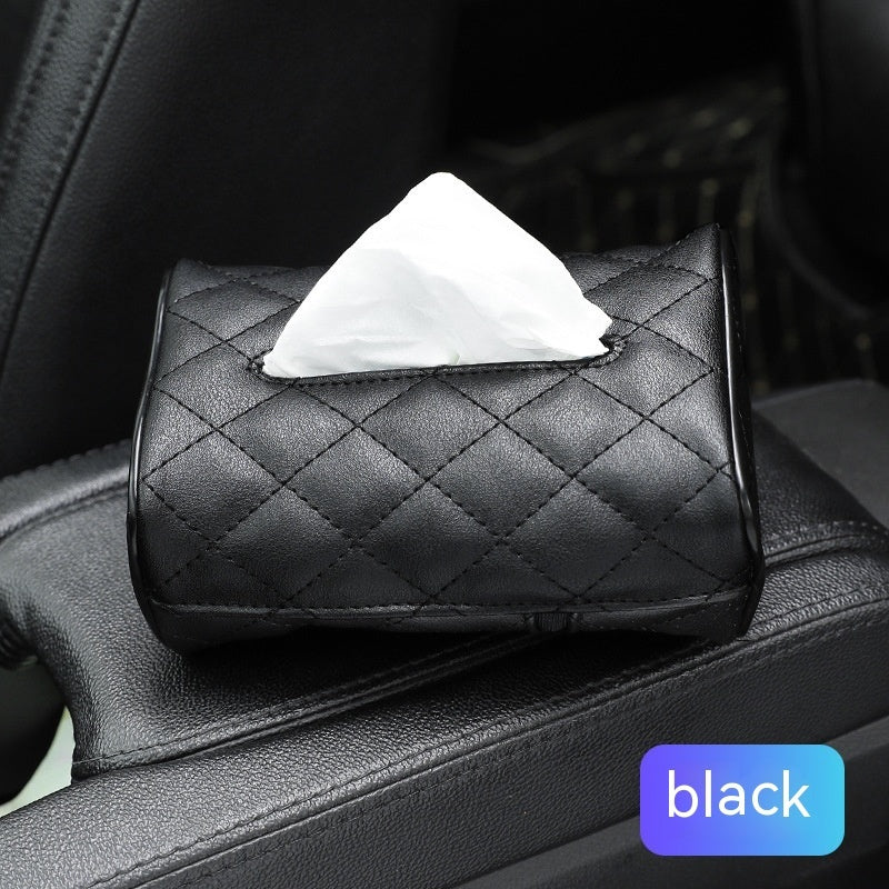 Car Supplies Seat Tissue Box Sun Visor Tissue Bag Armrest Tissue Dispenser Rear