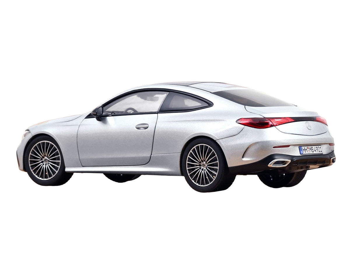 2024 Mercedes-Benz CLE Coupe Hightech Silver Metallic 1/18 Diecast Model Car by Norev