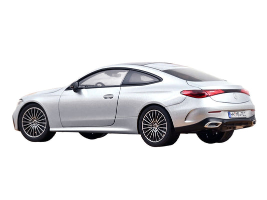 2024 Mercedes-Benz CLE Coupe Hightech Silver Metallic 1/18 Diecast Model Car by Norev